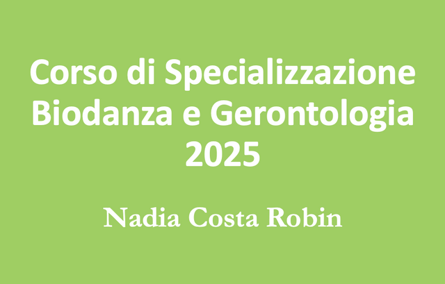 Biodanza e Gerontologia Date e iscrizione